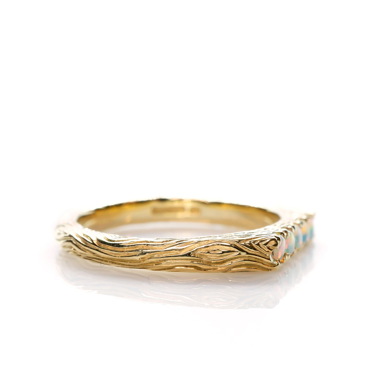 Organic Opal Pentagem Ring