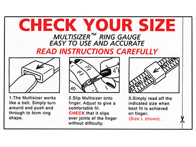 Ring Sizer A-Z Ring Gauge