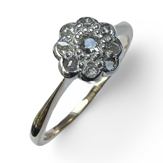 Vintage c1930’s Diamond Daisy Ring