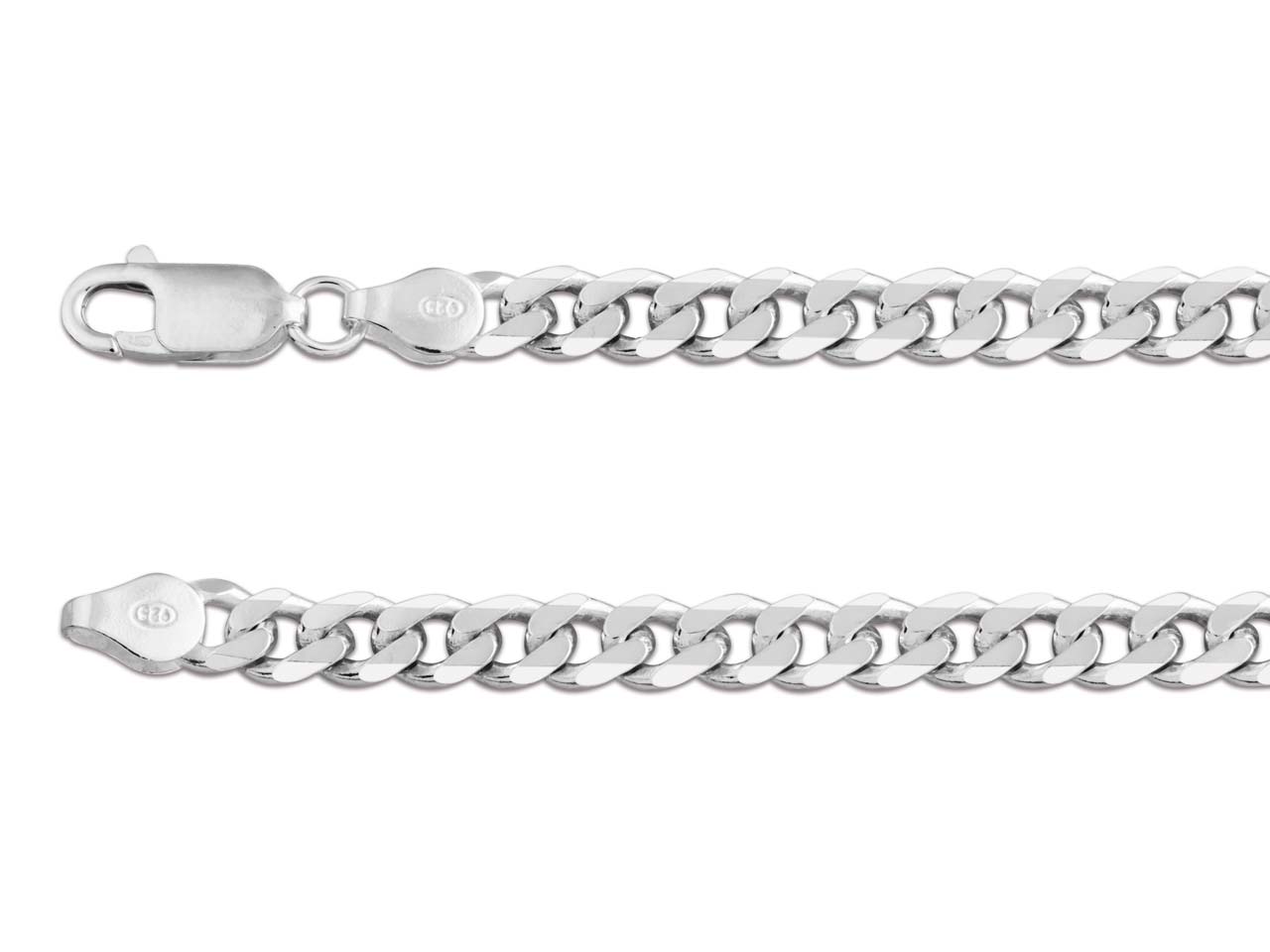 5.5mm Sterling Silver Curb Chain